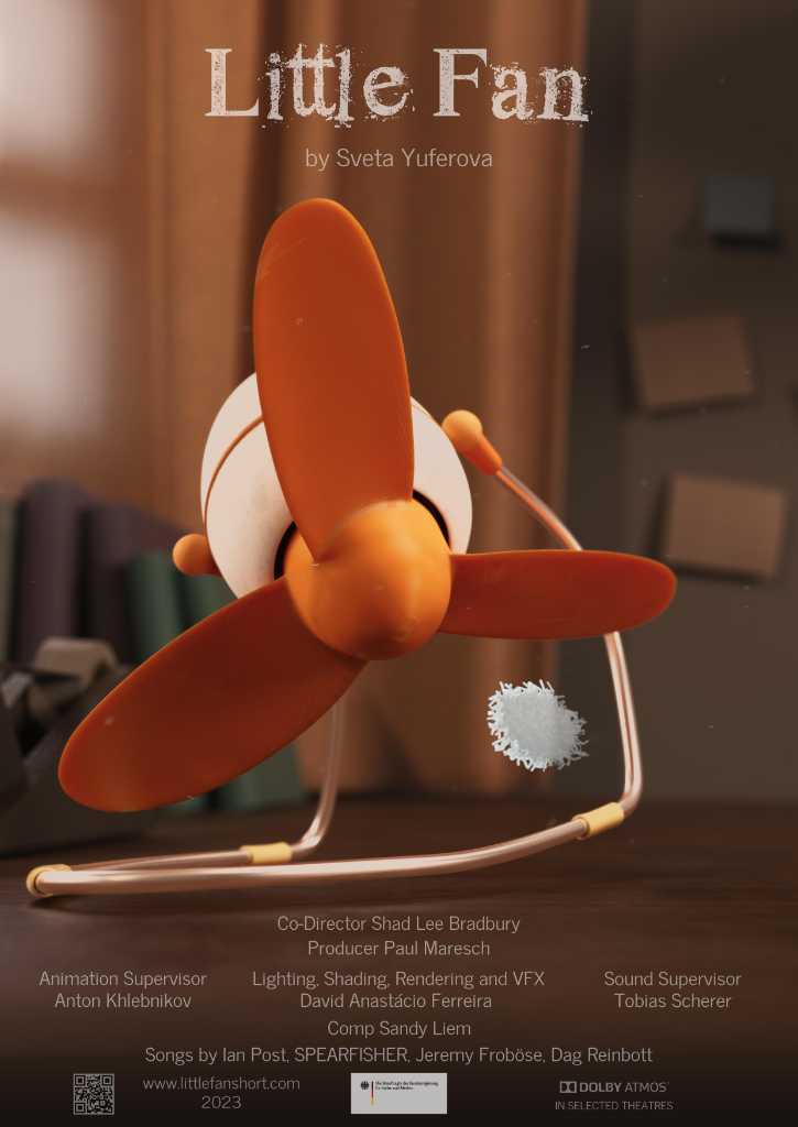 Little Fan, Sveta Yuferova, Tobias Scherer, Foley Artists, Foley, DIe Post Film, Die Post Audio Post Produktion, Audio Postproduction, Sound Postproduction, Jonathan Roesch, Rachel Oker, Sounddesign, Filmton, Sound Design, Foley, Foley Artist, Foley Mixer